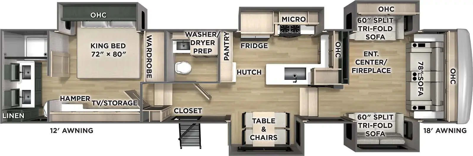 389FLH Floorplan Image